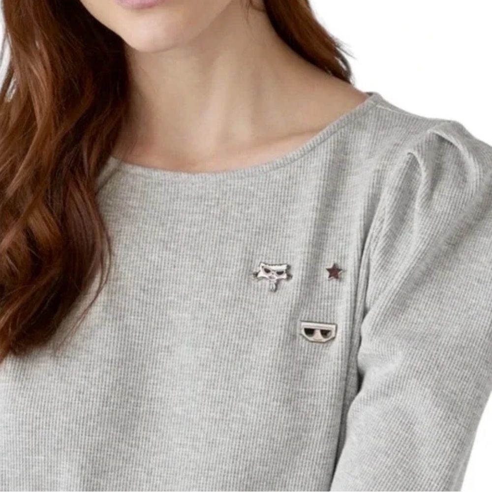 Karl Lagerfeld | Pin Thermal | Waffel Knit Top